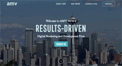 Desktop Screenshot of amvmarketing.com