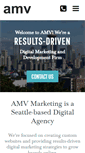 Mobile Screenshot of amvmarketing.com